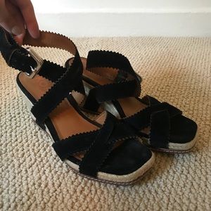 Kors by Michael Kors black suede espadrilles!